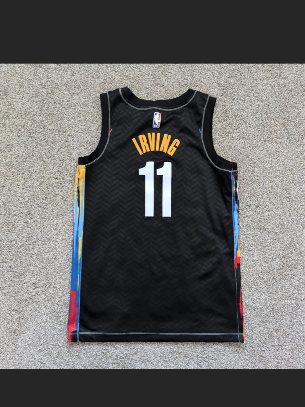 Kyrie Irving Brooklyn Nets #11 Black Nike Jersey